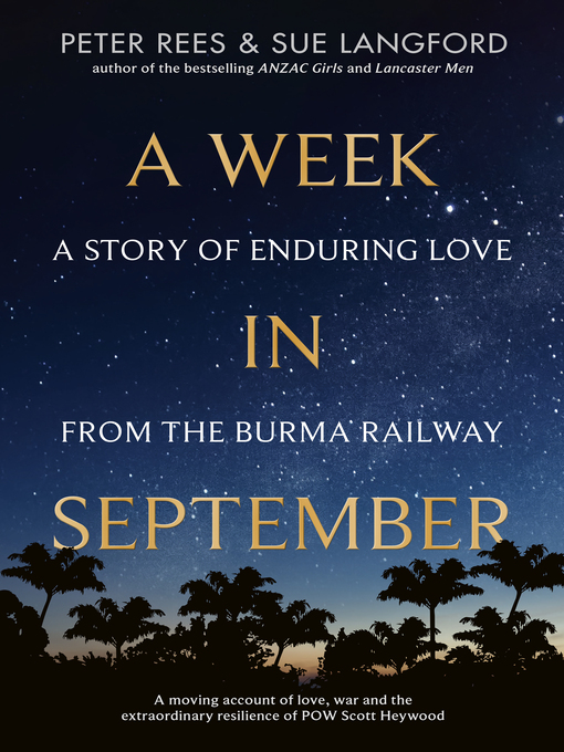 Title details for A Week in September by Peter Rees - Available